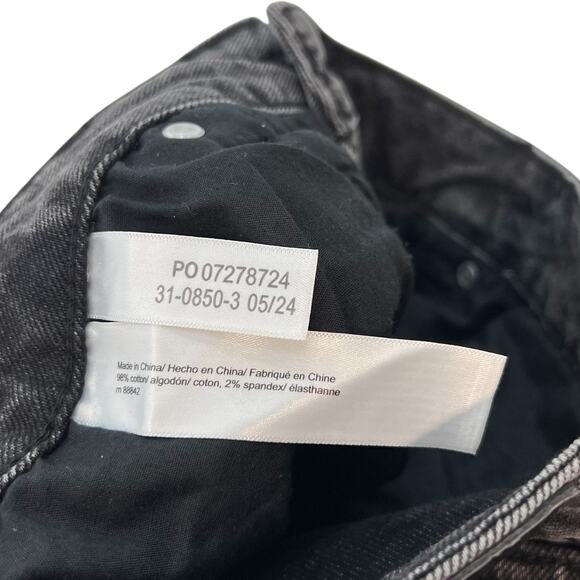 Eloquii The Barrel Leg Jean High Rise Denim Vintage Black Plus Size 16 - Picture 12 of 13